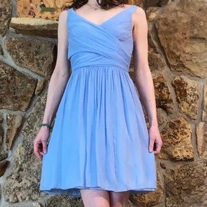 J.Crew Heidi Silk Chiffon Bridesmaid Dress